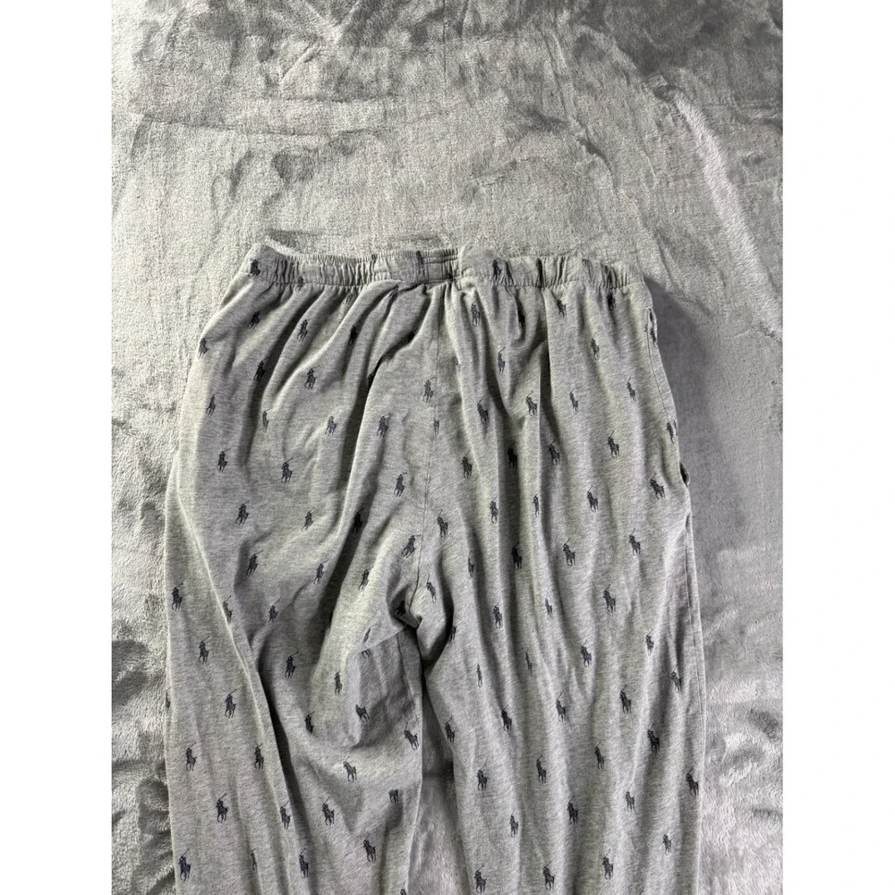 Polo Ralph Lauren Sleepwear Men's Pajama Pants L Gray For Parts